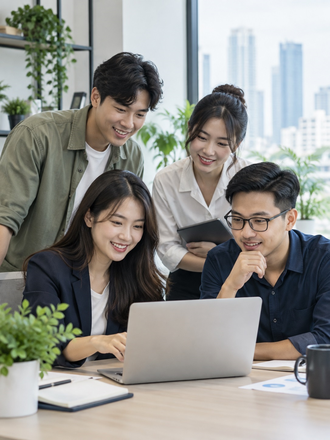 Đội ngũ GAC Agency cùng trao đổi chiến lược