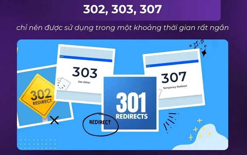 Các loại Redirect phổ biến trong SEO